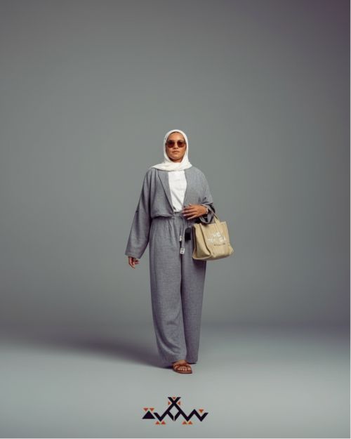 Nyllya wide leg pants-Gray-S/M