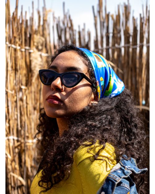 head band-Blue-52*-52