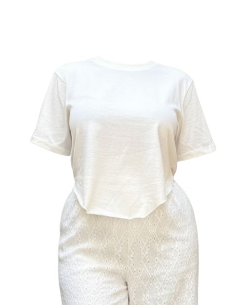 Capri’s White Tee (Non transparent)