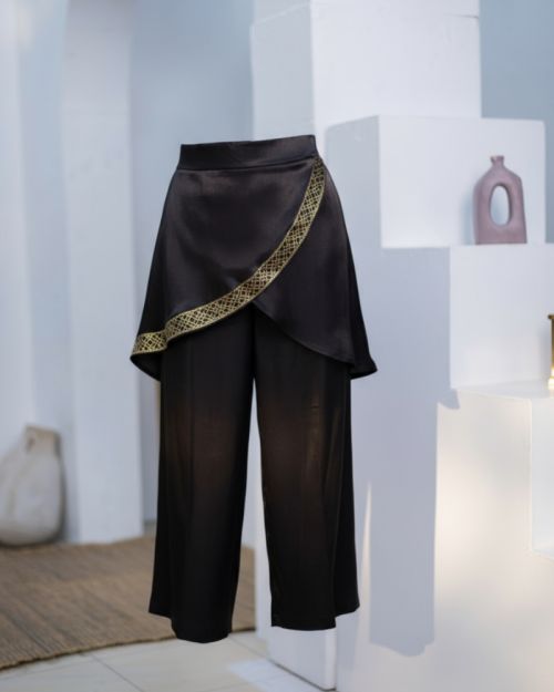 Criss Cross Pants with Islamic Patterns