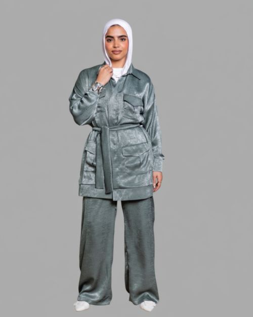 Pockets Set in Dark Turquoise