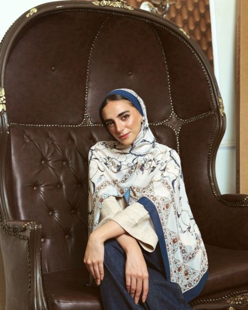 Blue Whisper Scarve For Women