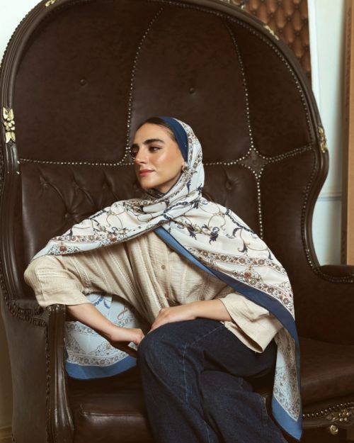 Blue Whisper Scarve For Women