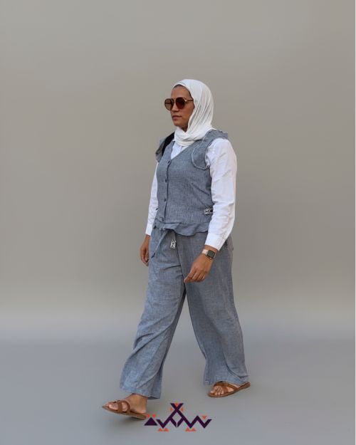 Nyllya ballerina waist coat -Gray-S/M