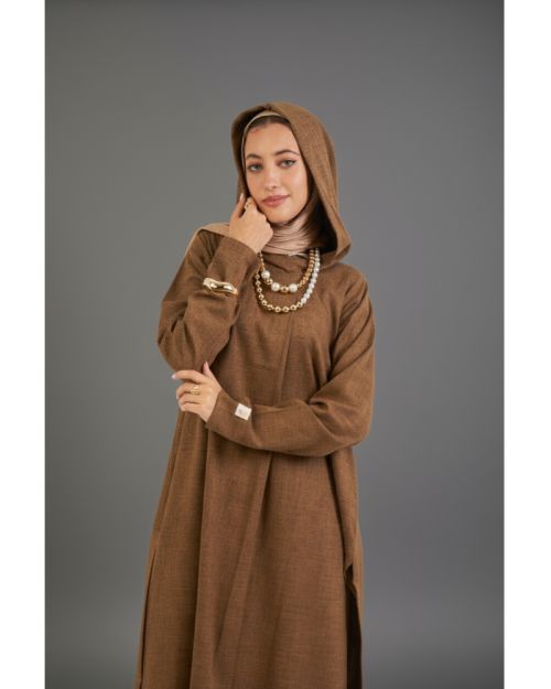 Rawaa Set For Women-Brown-M