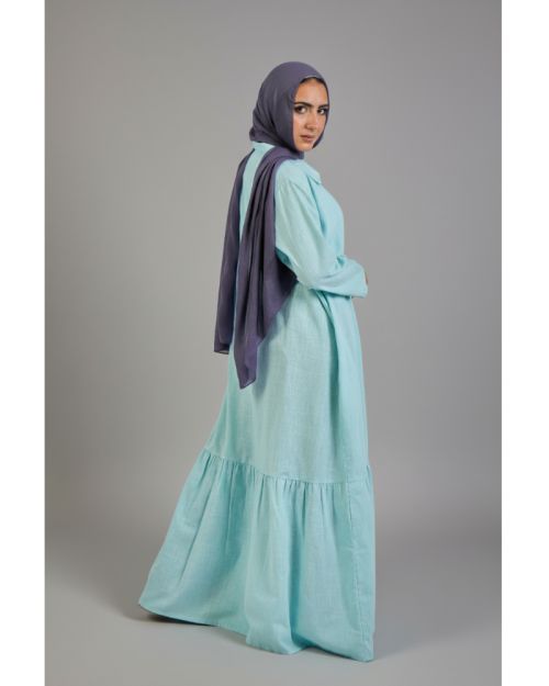 Ward Dress For Women-Aqua-M