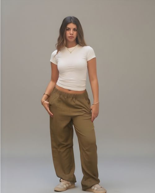 Linen Pants - Green