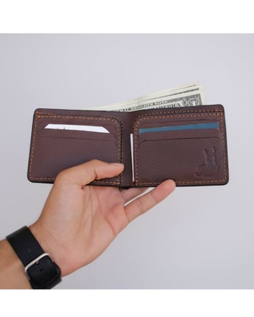 Genuine Leather Wallet -Brown