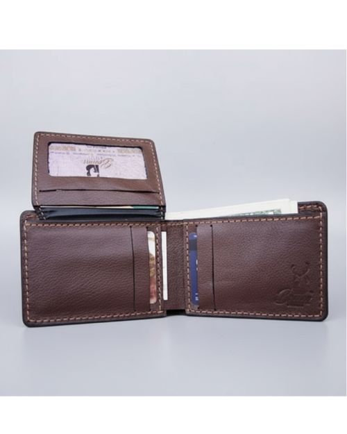 Genuine Leather Wallet -Brown