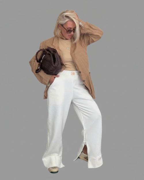 Women’s Wide-Leg Split Hem Pants