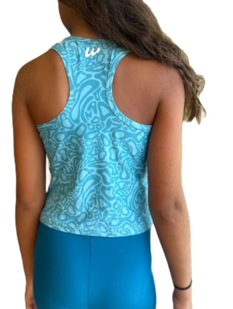 Aqua Blue Top 