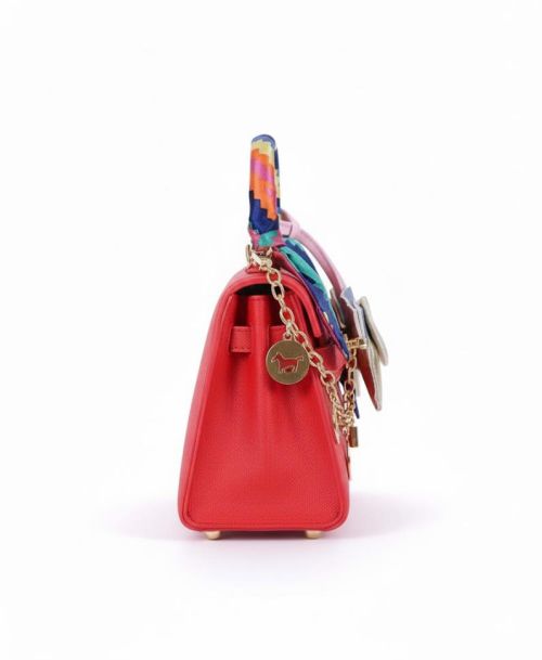 Top Handle Bag -Red