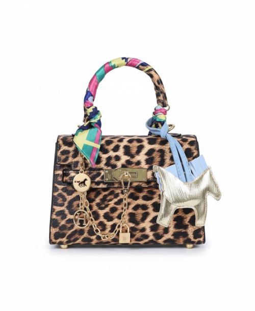 Top Handle Bag -Tiger