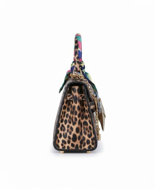 Top Handle Bag -Tiger