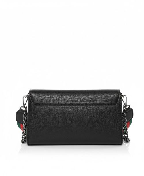 Serpent Shoulder / Crossbody Bag-Black