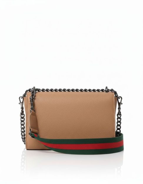 Serpent Shoulder / Crossbody Bag-cafe