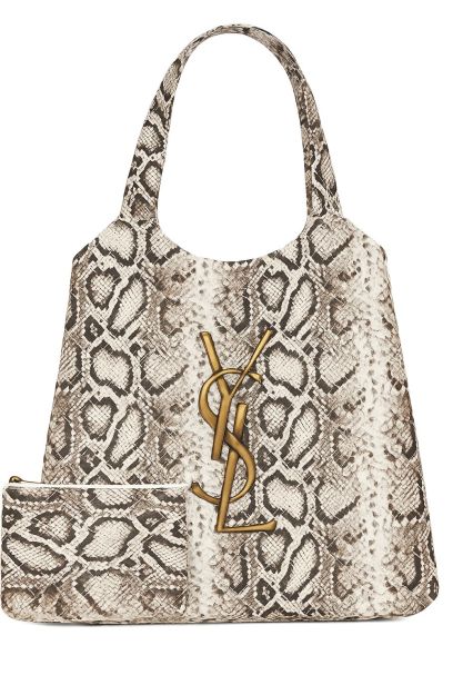 YSL Quilted Shoulder Bag-Snake Print