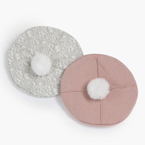 White Flower Printed Ice Cap