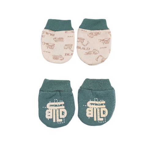 Work zone Printed Mittens