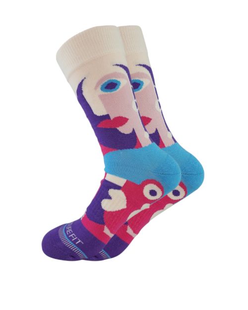 Long Socks Liner Heel and Toe Casual Style MultiColoure