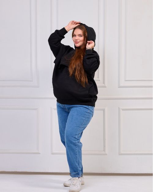maternity and nursring winter hoodie