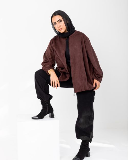 The Slit Bomber in dark brown