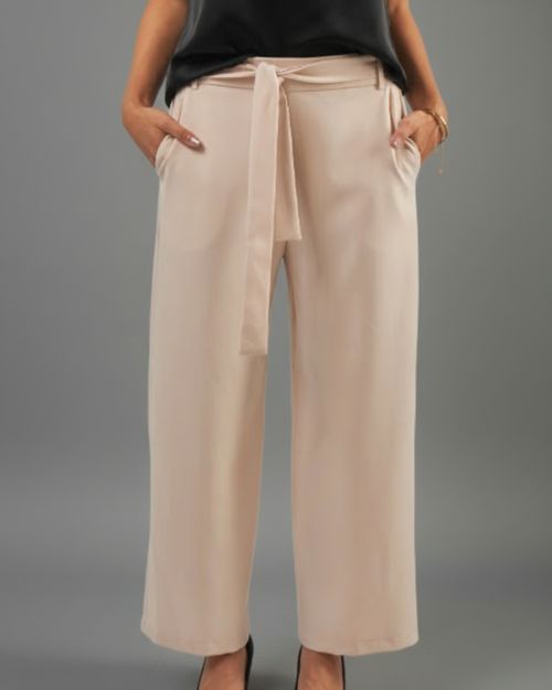 semi formal Wide pants - Beige 