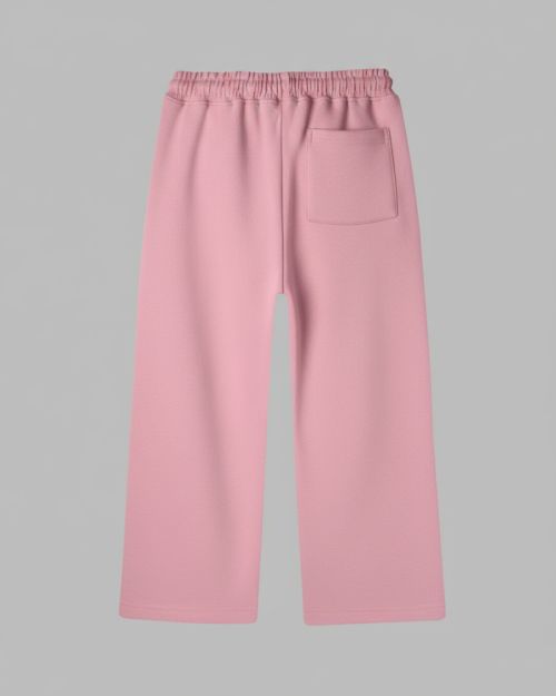 Wide-leg Sweatpants-Pink-4 yrs