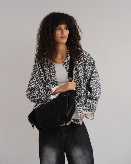 Medium string bag black