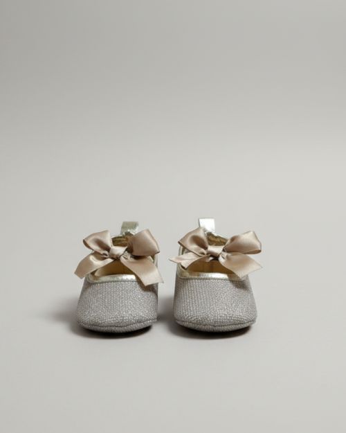 Baby Satin Bow Dress Flats