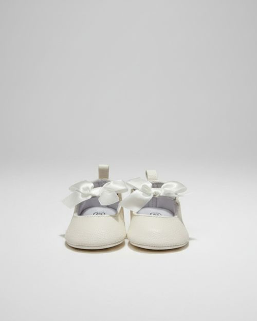 Baby Satin Bow Soft Shoes