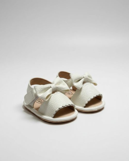 Baby Bow Slip-On Sandals