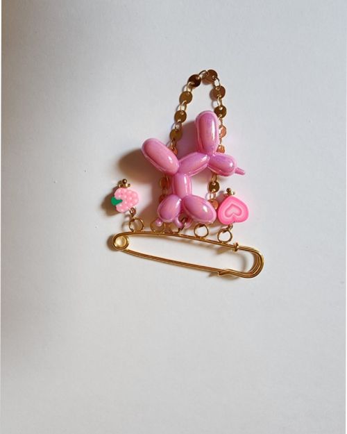 Cute Puppy pin-Pink