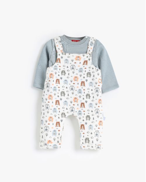 Happy Bear Rounded Romper