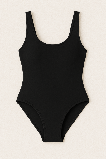 Basic One Piece-Black-S
