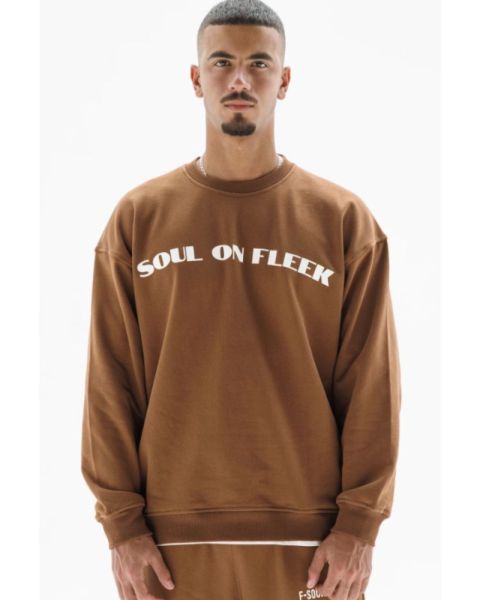Men’s Brown Graphic Sweatshirt