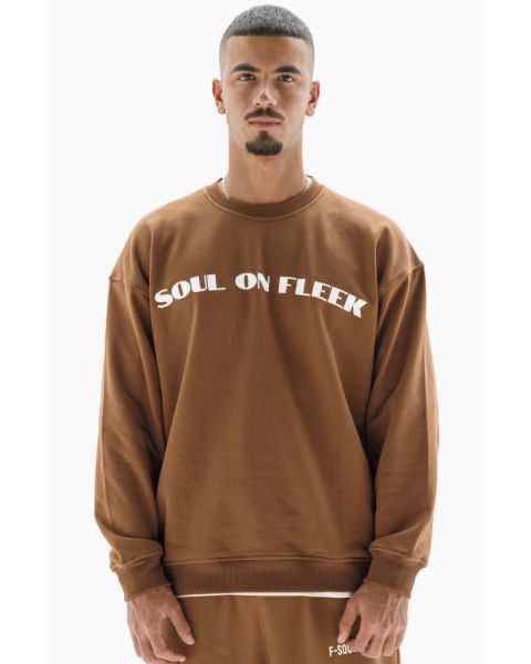 Men’s Brown Graphic Sweatshirt