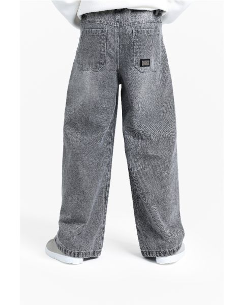 Kids Denim Wide Pants