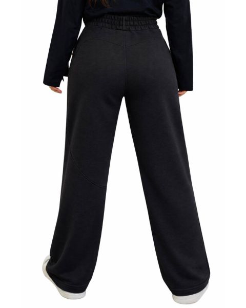 Relaxed Fit Cotton Wide-Leg Pants