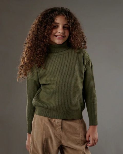 Cozy High-Neck Knit Pullover