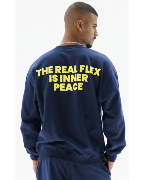 Men’s Blue Minimal Logo Sweatshirt