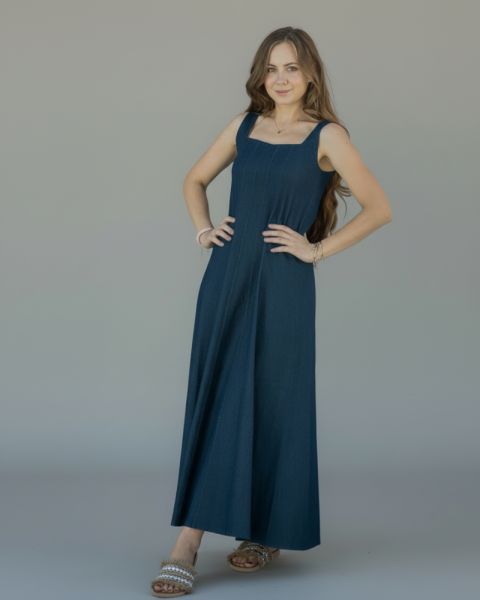 Denim Maxi Dress