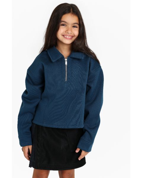 Kids Leather Skirt With Belt