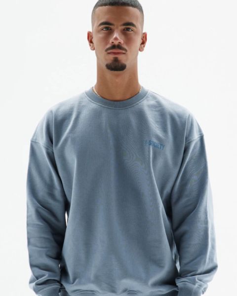 Men’s Solid Grey Crewneck Sweatshirt