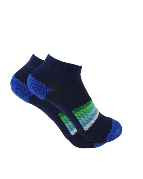 Pack Of 3 Pieces Short Socks Liner Heel And Toe MultiColoure