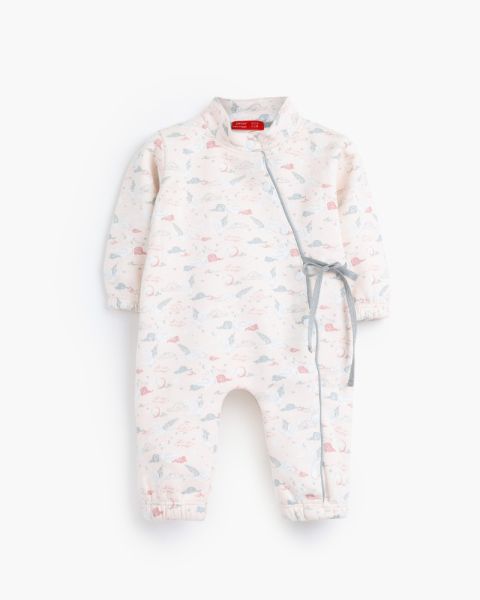 Swan Rounded Printed Romper