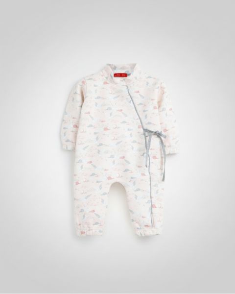 Swan Rounded Printed Romper