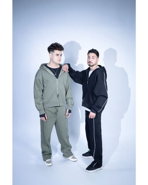 Urban Comfort Zip Hoodie Jogger Set