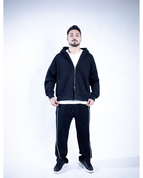 Urban Comfort Zip Hoodie Jogger Set