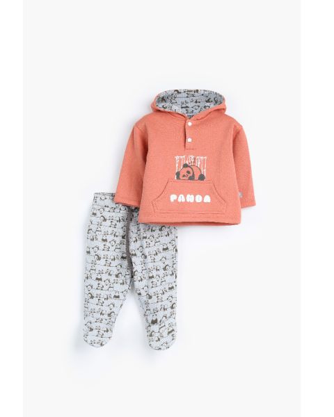 Mr panda Hooded Printed Set